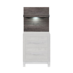 Zephyr - Wall Panel For Nightstand - Dark Gray