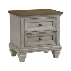 Renton - Nightstand - Gray / Brown