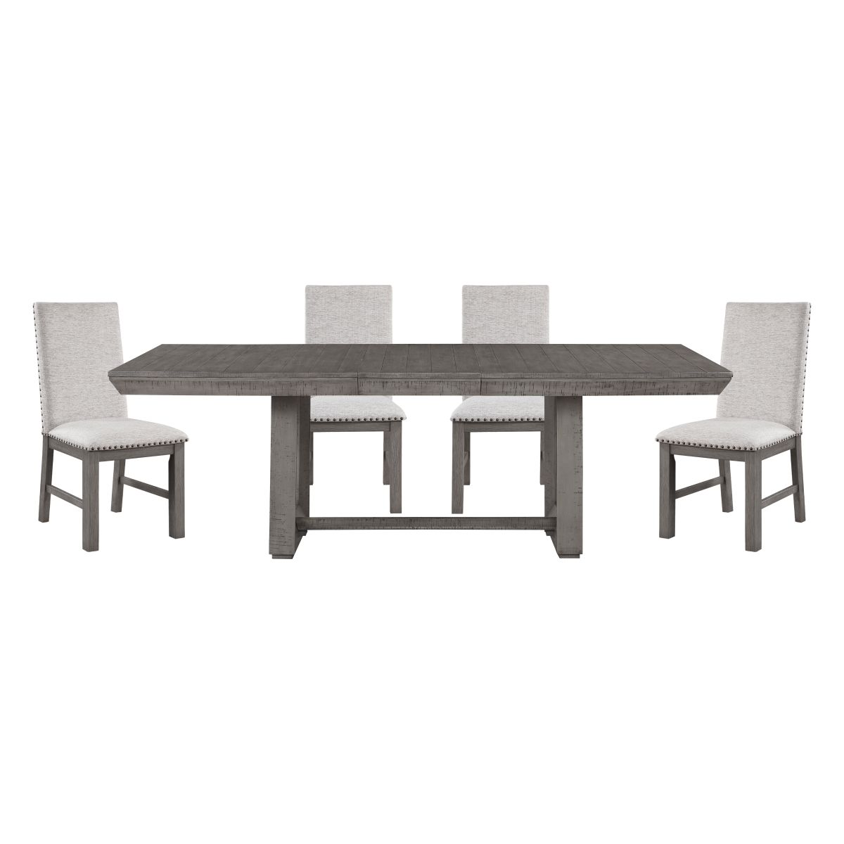 Gresham - 5 Piece Set (Table & 4 Side Chairs) - Gray