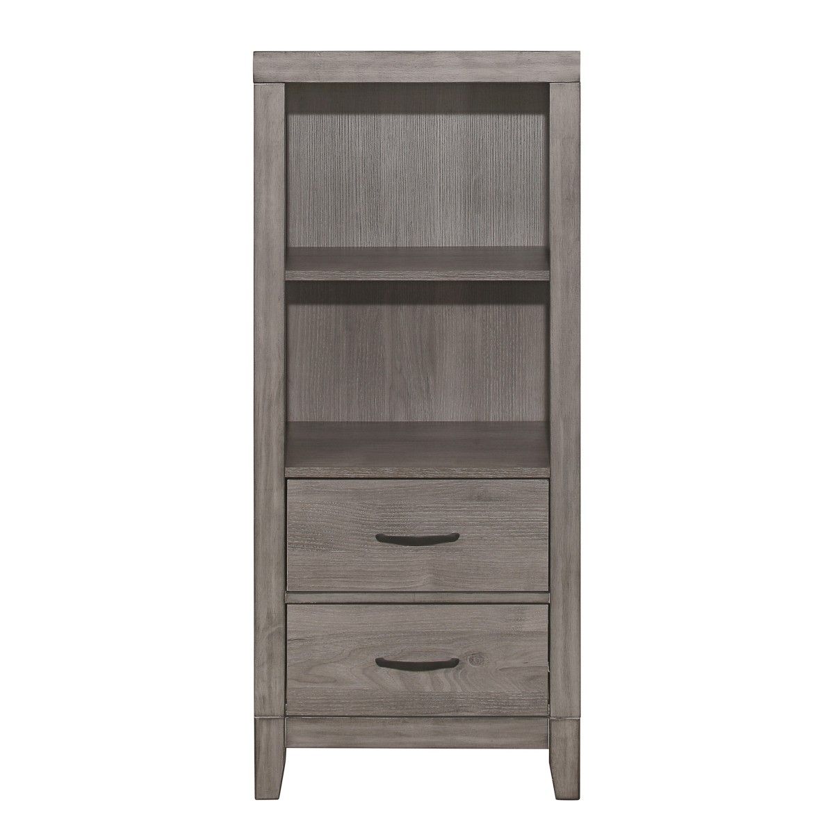 Woodrow - Pier/Tower Nightstand - Gray