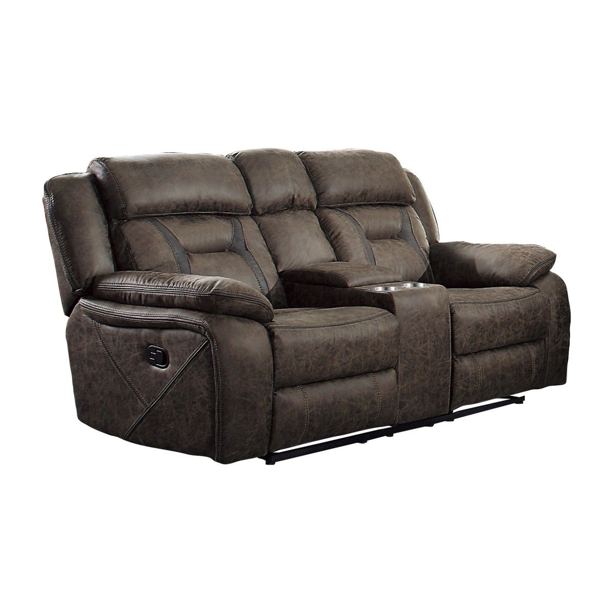 Madrona Hill - Double Reclining Loveseat With Center Console