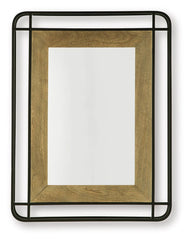 Beelman - Accent Mirror - Black / Brown