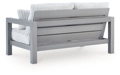 Hurley Park - Loveseat With Cushion - Gray