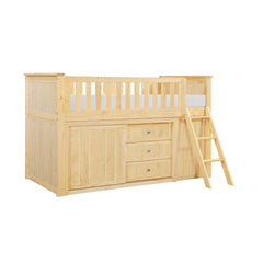 Bartly - Low Loft Bunk Bed