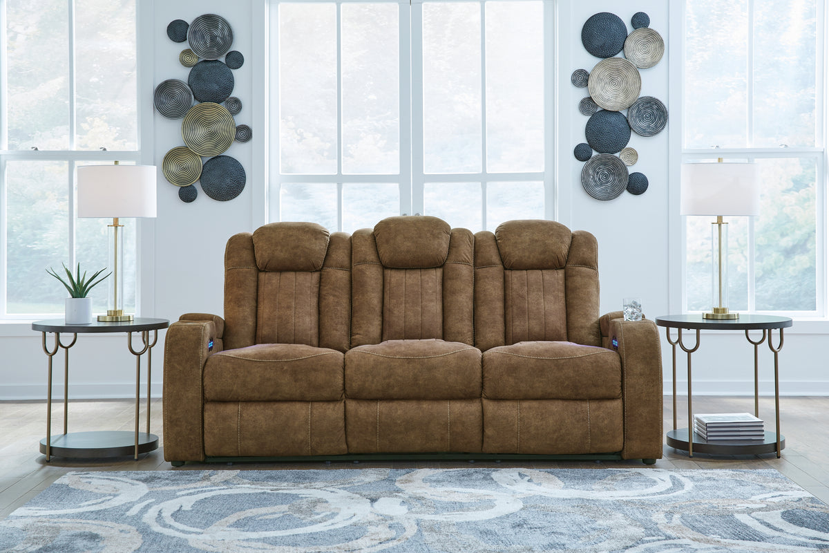 Furniture City Laplace - Ashley Furniture - Wolfridge Power Reclining Sofa - PWR REC Sofa with ADJ Headrest - 6070315