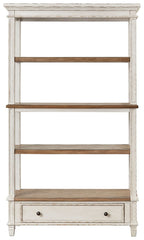 Realyn - Bookcase - Brown / White