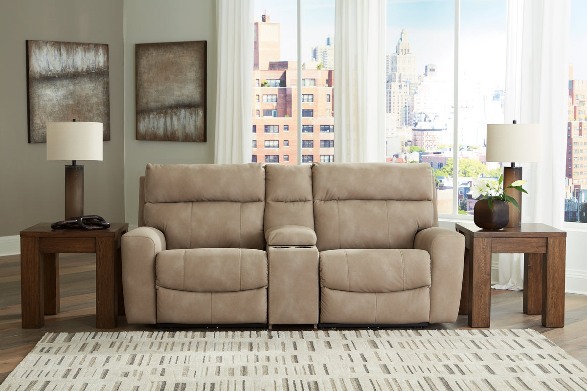 Furniture City Laplace - Ashley Furniture - Next-Gen DuraPella 3-Piece Power Reclining Sectional Loveseat with Console - 3-Piece Power Reclining Sectional Loveseat with Console - 61004S3