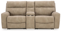 Next-Gen DuraPella 3-Piece Power Reclining Sectional Loveseat with Console