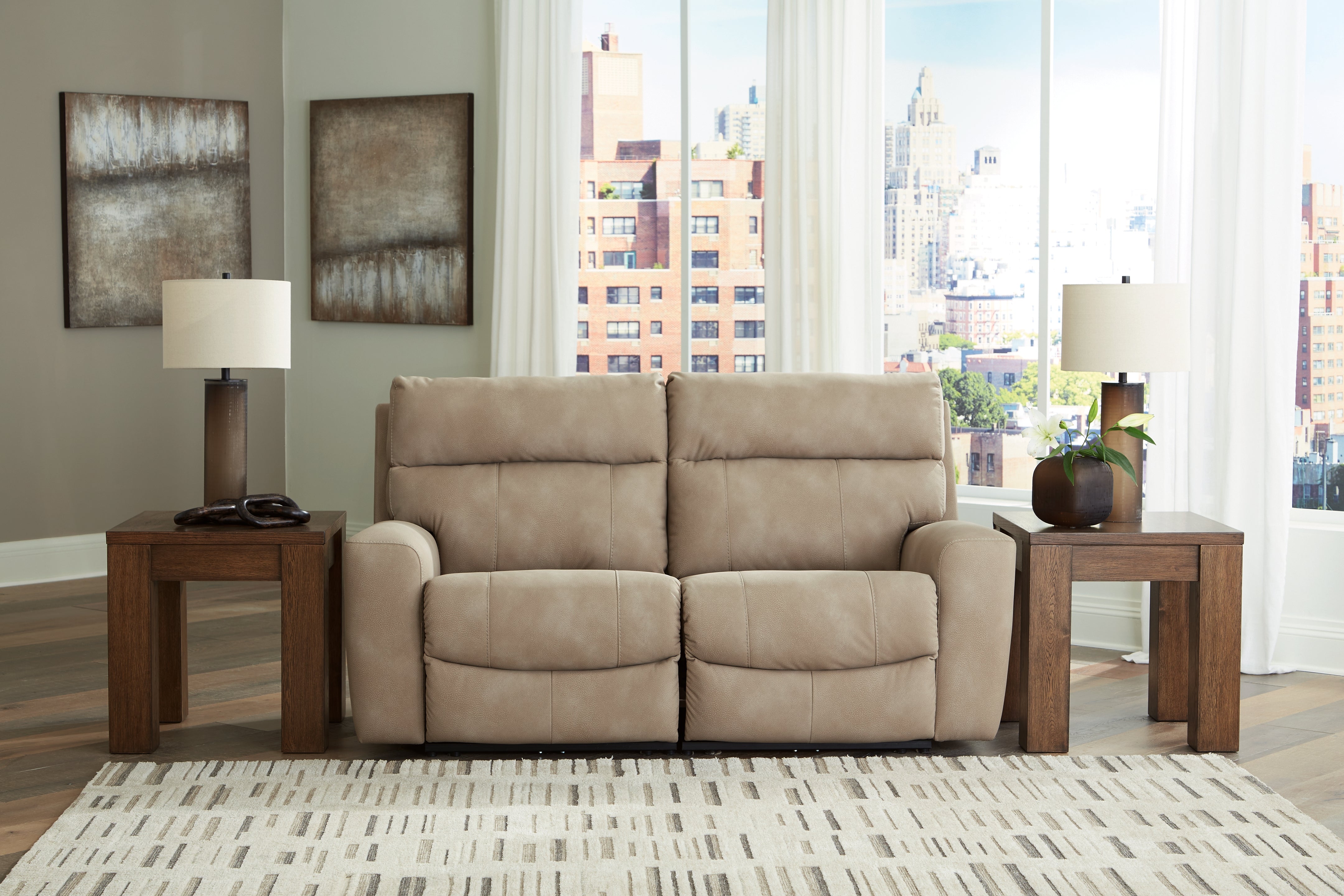 Furniture City Laplace - Ashley Furniture - Next-Gen DuraPella Sectionals - 2-Piece Power Reclining Sectional Loveseat - 61004S1