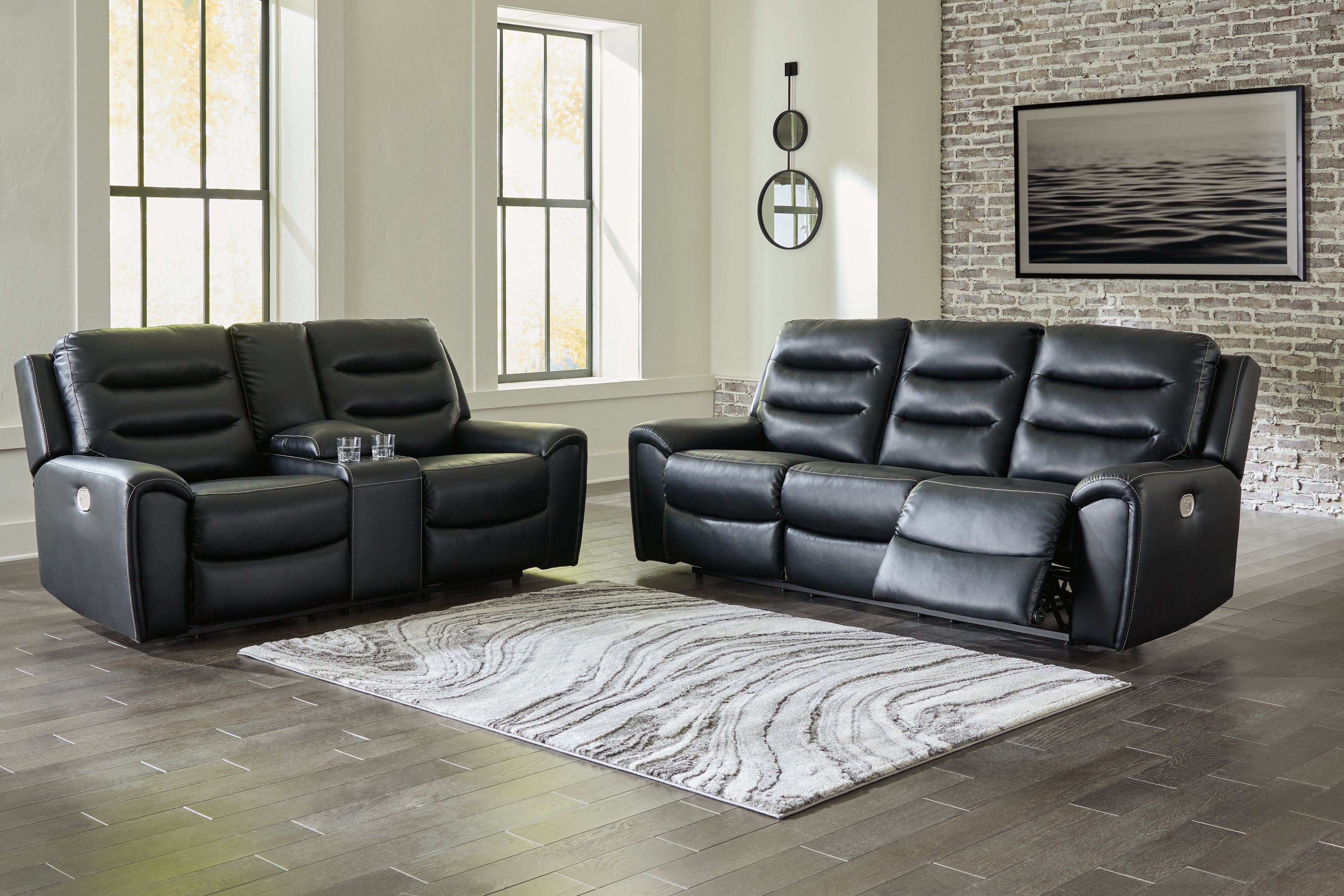 Furniture City Laplace - Ashley Furniture - Warlin Power Reclining Sofa and Loveseat - Power Reclining Sofa and Loveseat - 61105U1