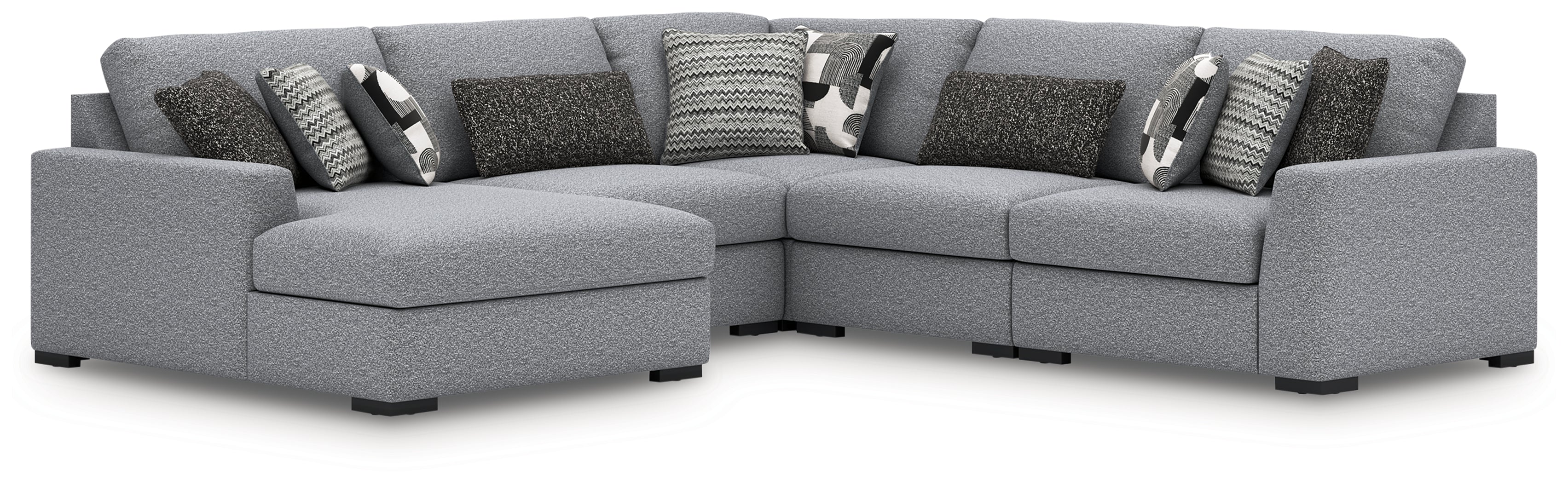 Furniture City Laplace - Ashley Furniture - Bealton Sectionals - RAF 5-Piece Sectional with Chaise - 61305S8