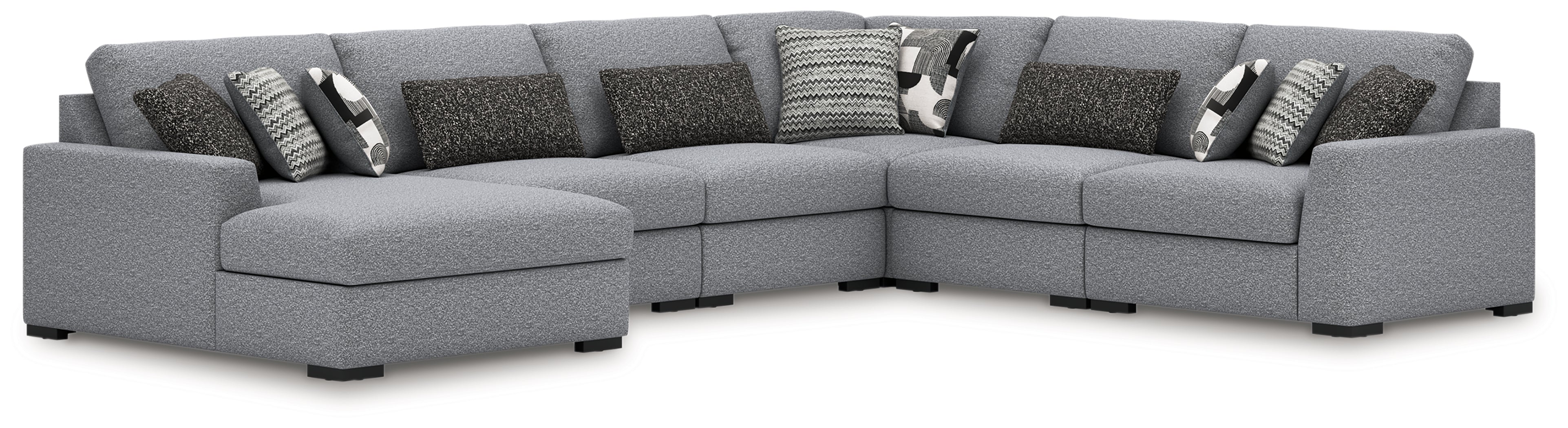Furniture City Laplace - Ashley Furniture - Bealton Sectionals - RAF 6-Piece Sectional with Chaise - 61305S13