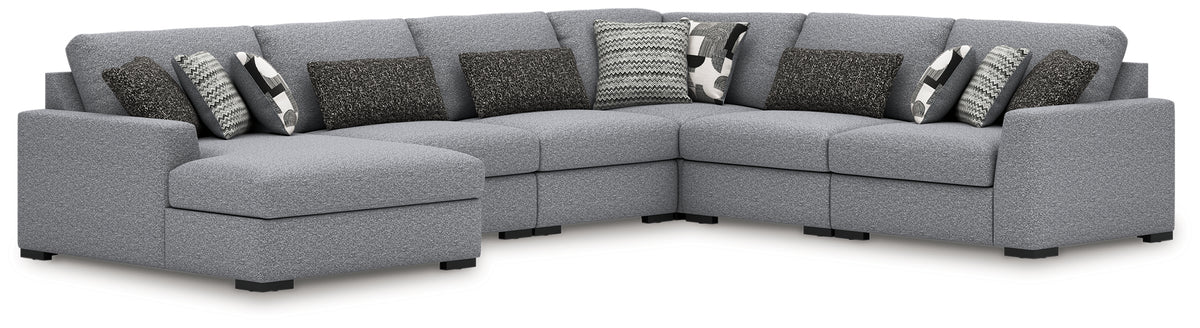 Furniture City Laplace - Ashley Furniture - Bealton Sectionals - RAF 6-Piece Sectional with Chaise - 61305S13