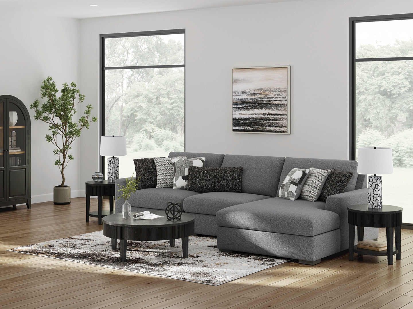 Furniture City Laplace - Ashley Furniture - Bealton 3-Piece Sectional with Chaise - RAF 3-Piece Sectional with Chaise - 61305S3