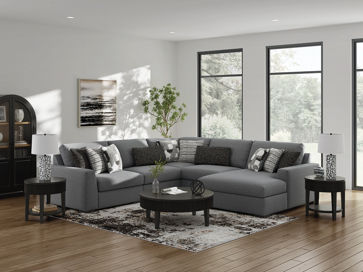 Furniture City Laplace - Ashley Furniture - Bealton 5-Piece Sectional with Chaise - RAF 5-Piece Sectional with Chaise - 61305S7