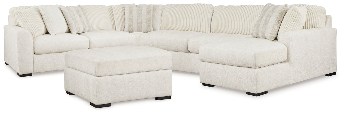 Furniture City Laplace - Ashley Furniture - Chessington 4-Piece Sectional and Oversized Accent Ottoman - 4-Piece Sectional and Oversized Accent Ottoman - 61904U1