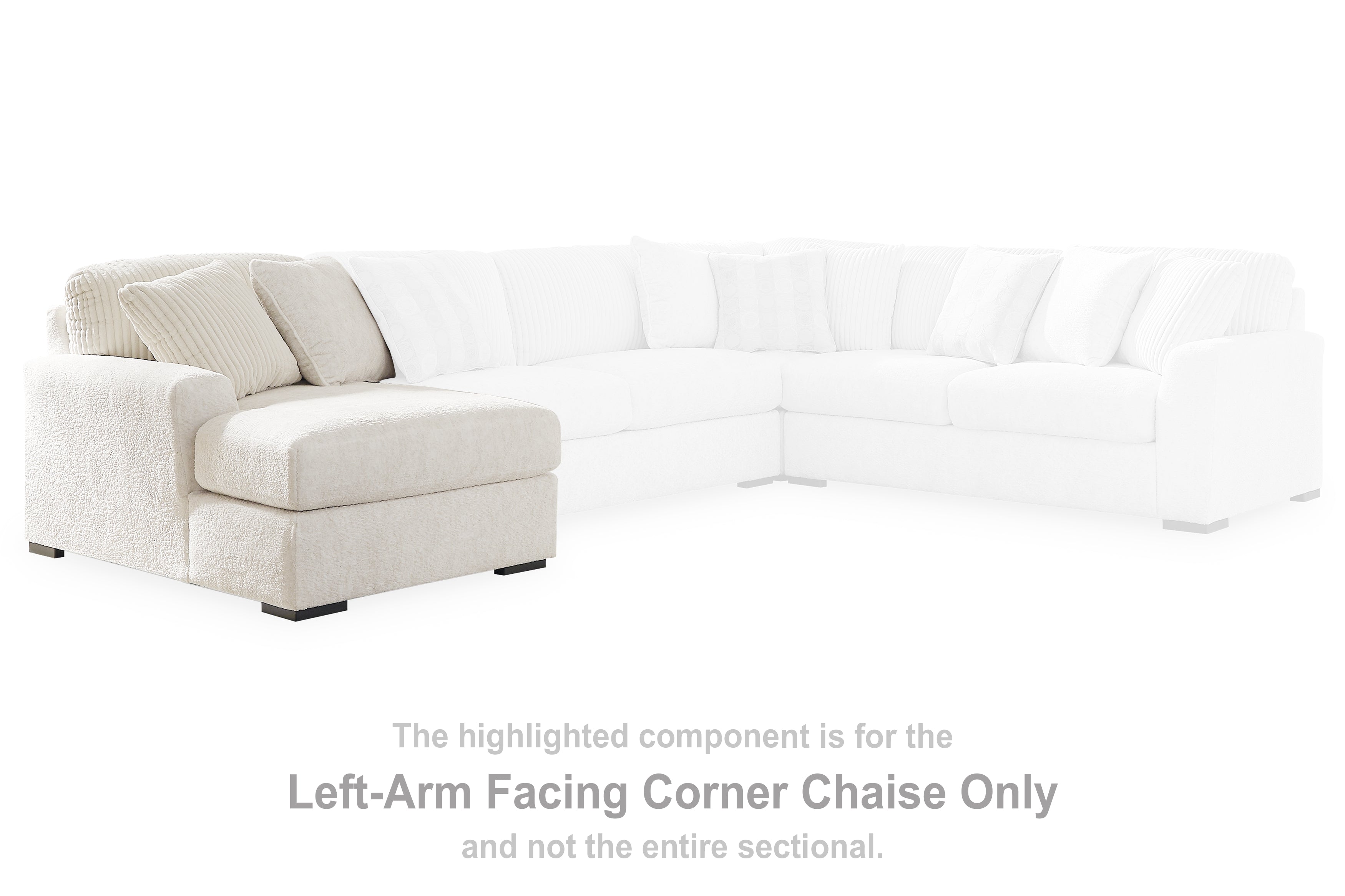 Furniture City Laplace - Ashley Furniture - Chessington Sectionals - LAF Corner Chaise - 6190416