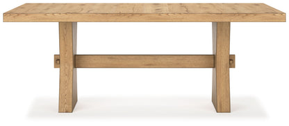 Galliden - Rectangular Dining Room Table - Light Brown