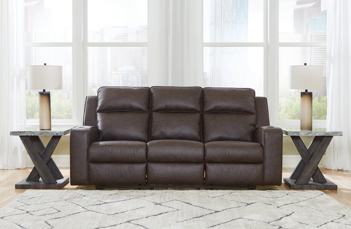 Furniture City Laplace - Ashley Furniture - Lavenhorne Reclining Sofa with Drop Down Table - REC Sofa w/Drop Down Table - 6330689
