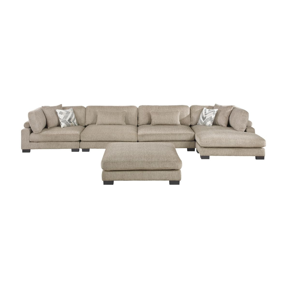 Tinley - Modular Sectional And Ottoman
