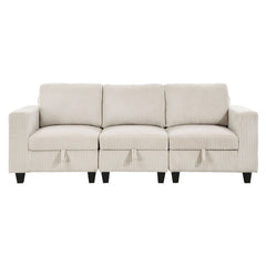 Walterboro - Sofa With Storage, Storage Pouches And Charging Ports