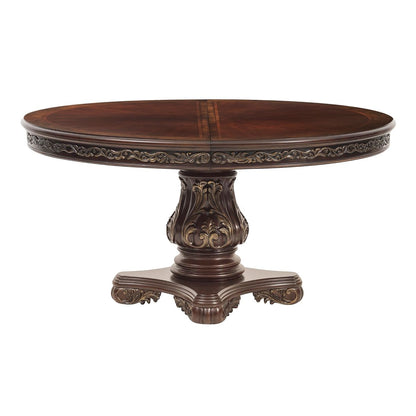 Deryn Park -7 Piece Dining Room Set (Dining Table, 2 Arm Chairs And 4 Side Chairs) - Cherry