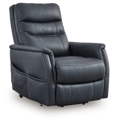 Furniture City Laplace - Ashley Furniture - Strawbill Power Lift Recliner - Power Lift Recliner / Sapphire - 6391012