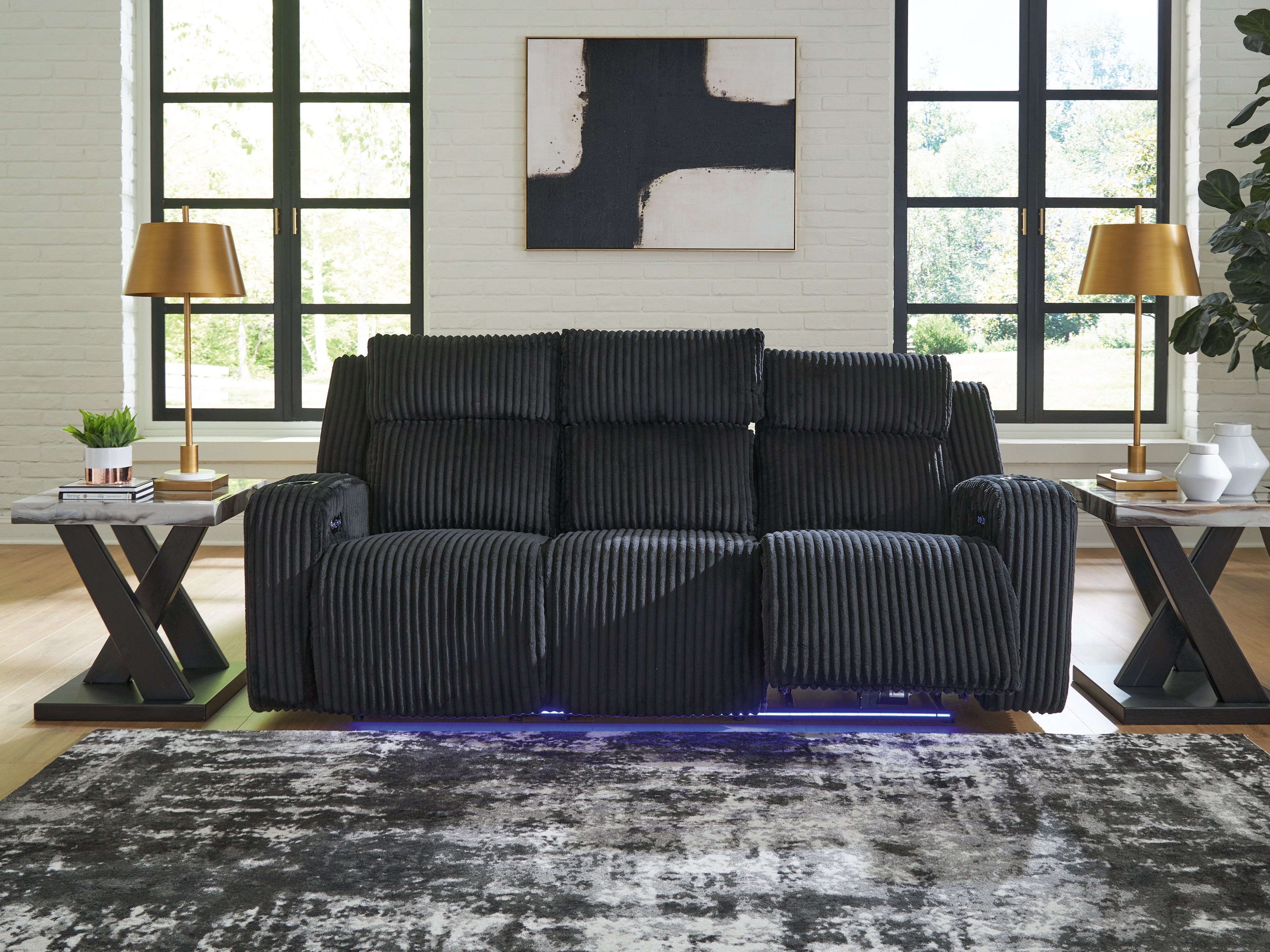 Furniture City Laplace - Ashley Furniture - Forest LakeLiving Room - PWR REC Sofa with ADJ Headrest - PC6420215
