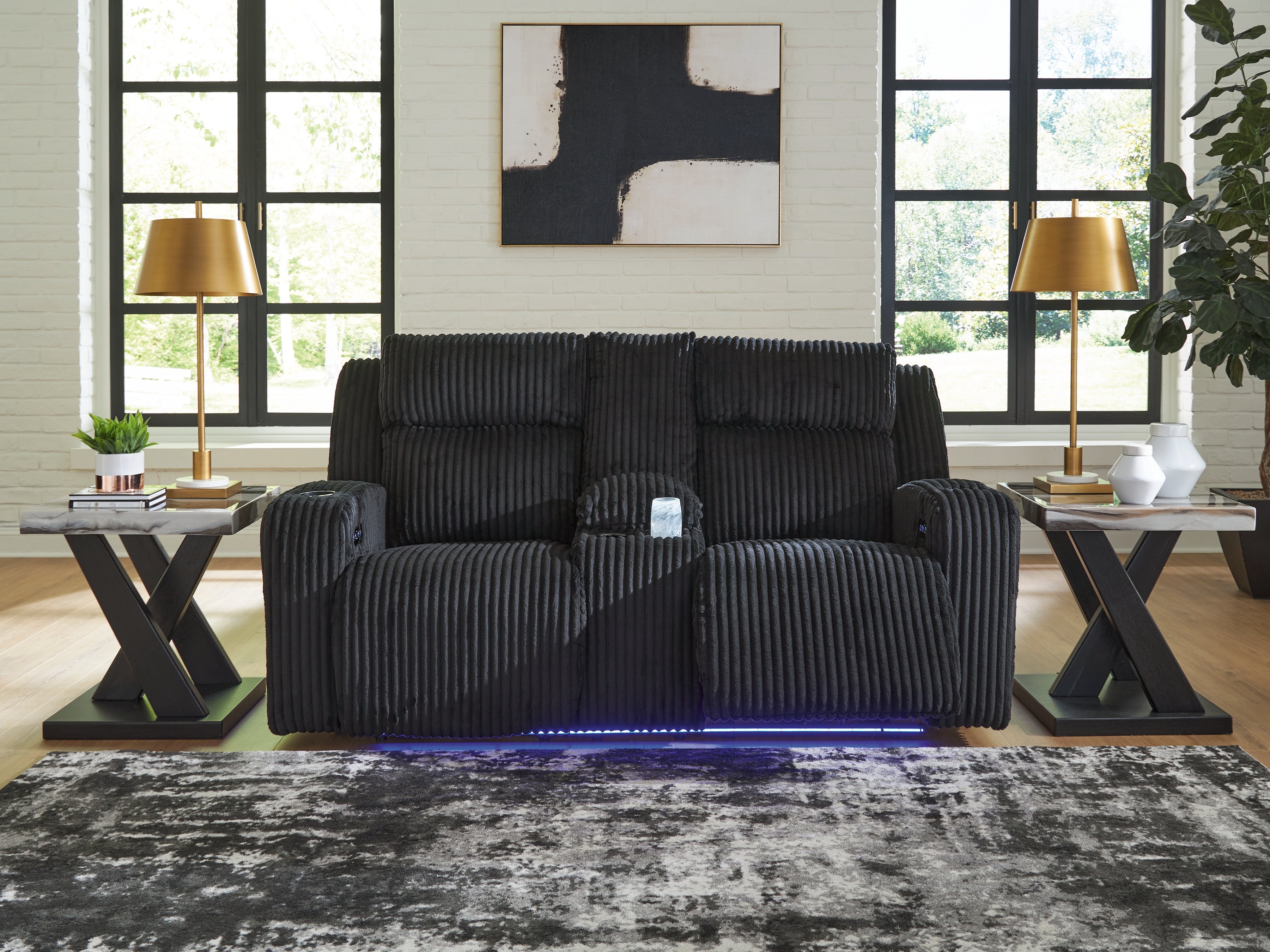 Furniture City Laplace - Ashley Furniture - Forest LakeLiving Room - PWR REC Loveseat/CON/ADJ HDRST - PC6420218