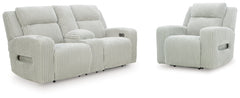 Furniture City Laplace - Ashley Furniture - Forest Lake Power Reclining Loveseat and Power Recliner - Power Reclining Loveseat and Power Recliner - PC64203U1