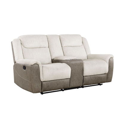 Harriette - Double Reclining Loveseat With Center Console