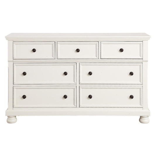 St. Simon - Dresser With Hidden Drawer - White