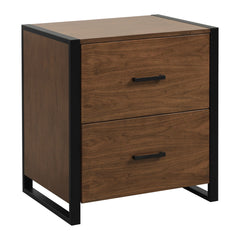 Sedley - File Cabinet - Brown / Black