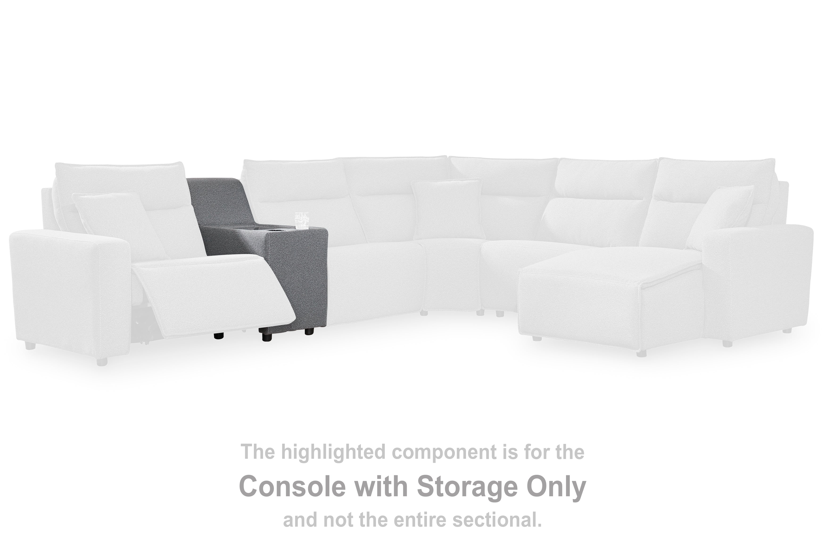 Furniture City Laplace - Ashley Furniture - ModMax II Sectionals - Console - 6590657