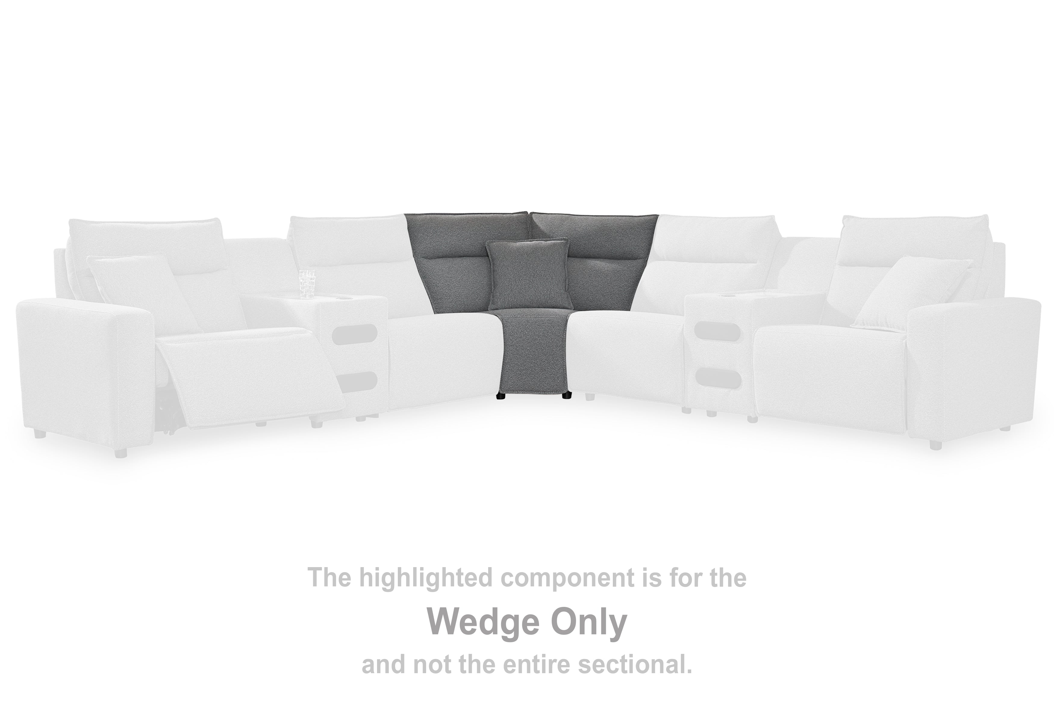 Furniture City Laplace - Ashley Furniture - ModMax II Sectionals - Wedge - 6590677
