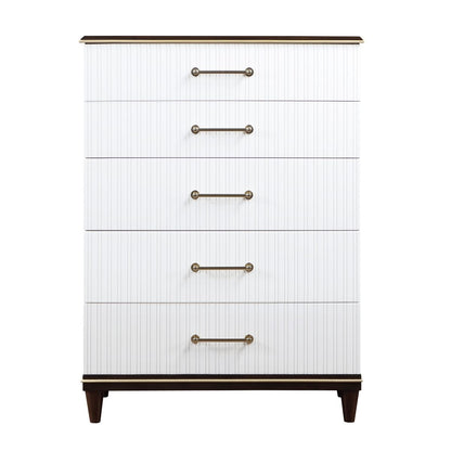 Niles - Chest - White / Cherry