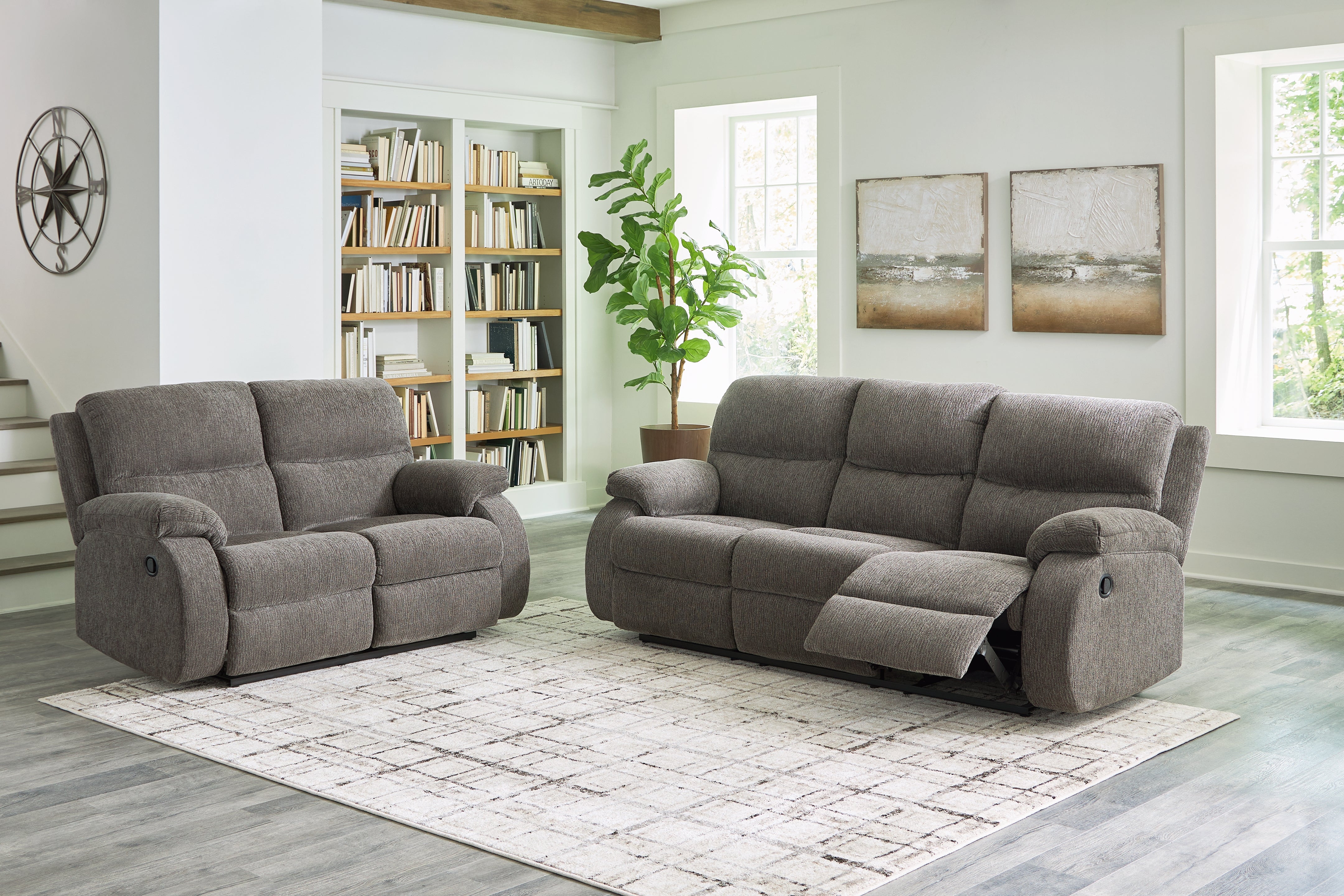 Furniture City Laplace - Ashley Furniture - Scranto Reclining Sofa and Loveseat - Reclining Sofa and Loveseat - 66502U1