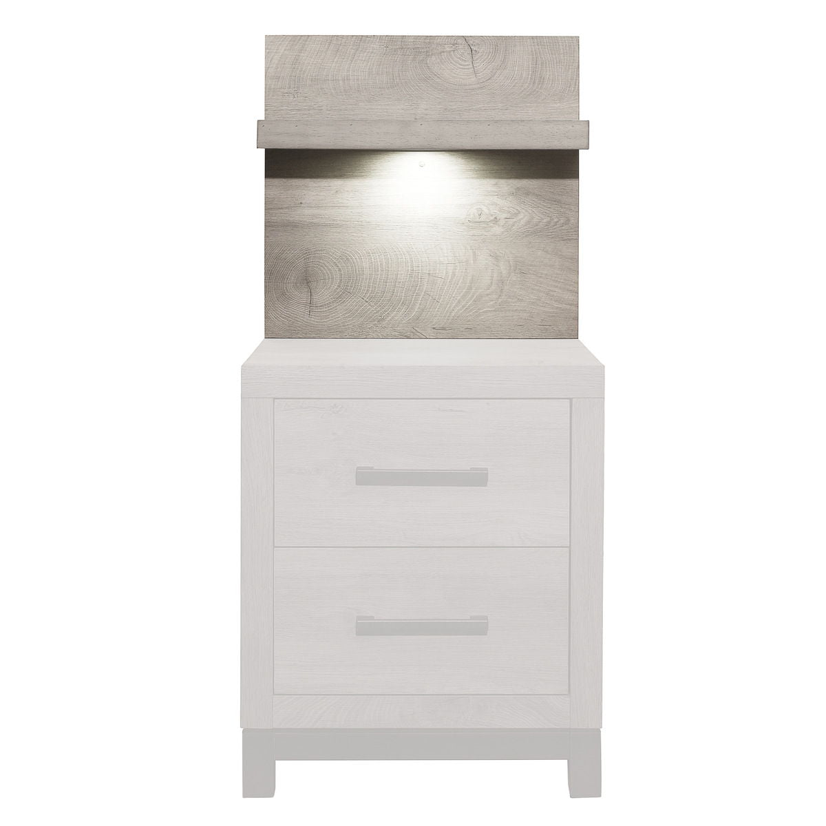 Zephyr - Wall Panel For Nightstand - Dark Gray