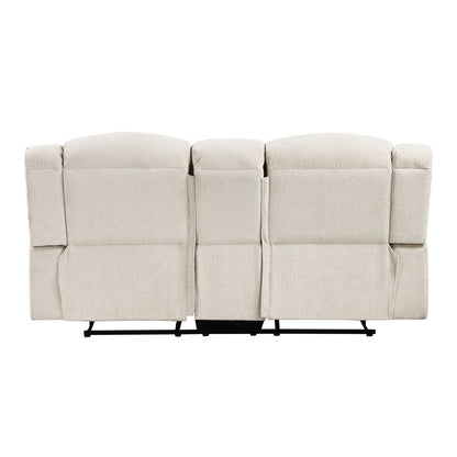 Nutmeg - Double Reclining Loveseat With Center Console