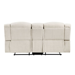 Nutmeg - Double Reclining Loveseat With Center Console