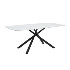 Benito - Dining Table - Black / White