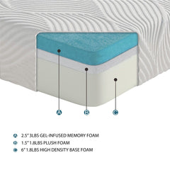 Altair - 10" Gel Infused Memory Foam Mattress