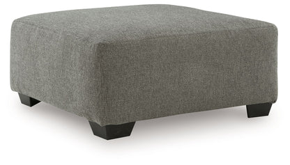 Clarington - 2 Pc. - 3-Piece Sectional And Oversized Ottoman - Greystone