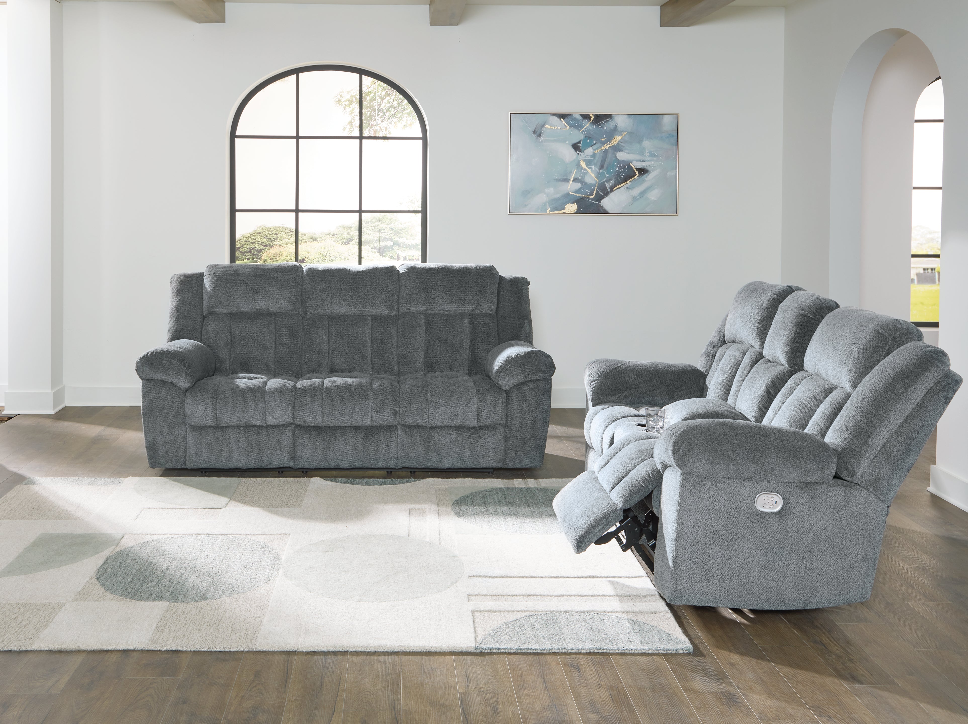 Furniture City Laplace - Ashley Furniture - Tip-Off Power Reclining Sofa and Loveseat - Power Reclining Sofa and Loveseat - 69304U1