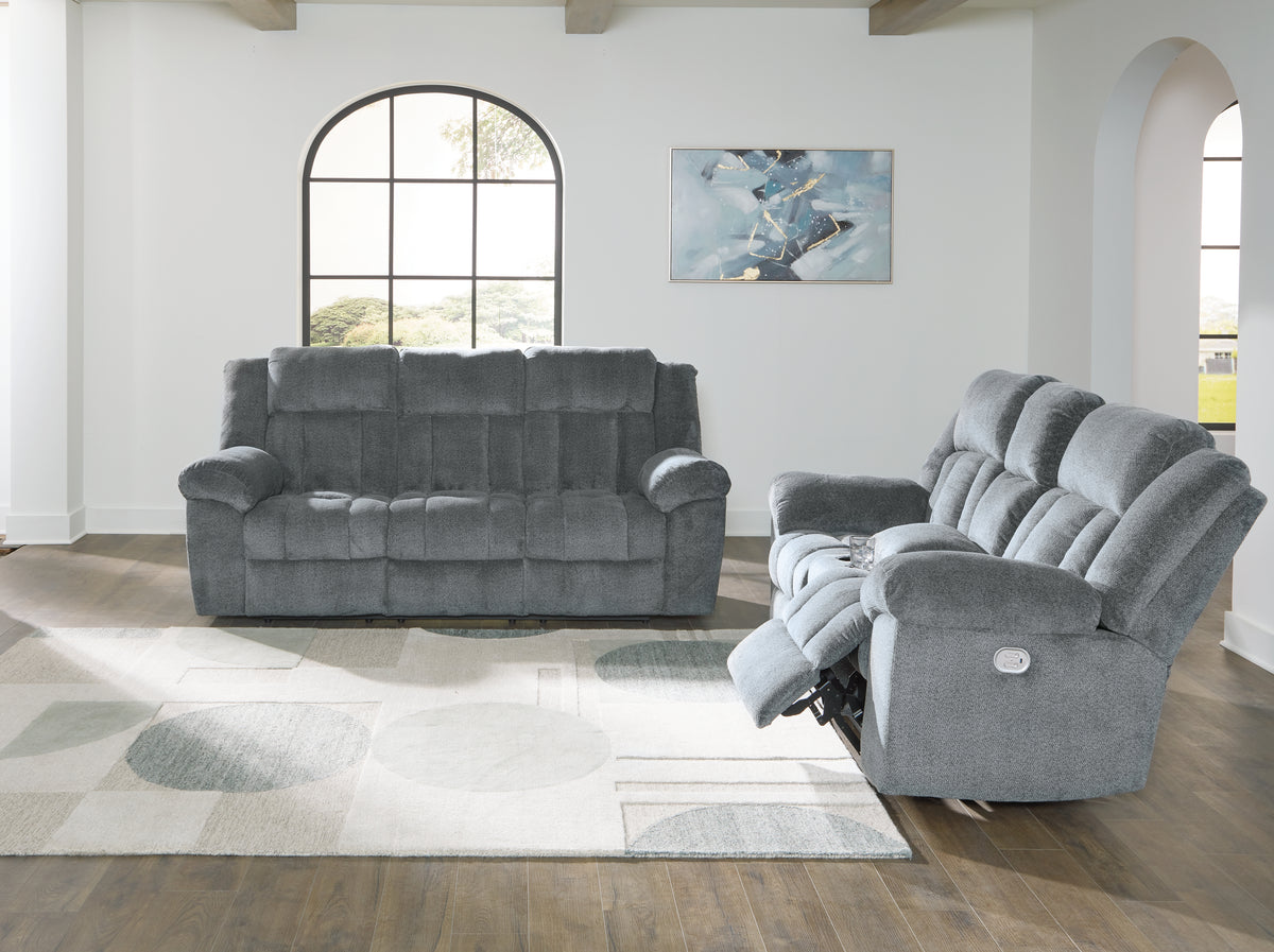 Furniture City Laplace - Ashley Furniture - Tip-Off Power Reclining Sofa and Loveseat - Power Reclining Sofa and Loveseat - 69304U1