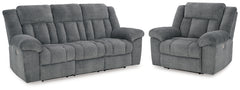 Furniture City Laplace - Ashley Furniture - Tip-Off Power Reclining Sofa and Recliner - Power Reclining Sofa and Recliner - 69304U3
