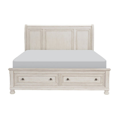 Bethel - Platform Bed With Footboard Storage