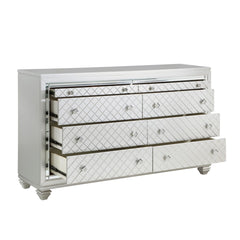 Leesa - Dresser - Silver
