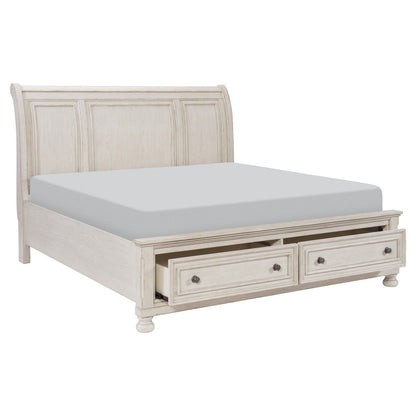 Bethel - Platform Bed With Footboard Storage