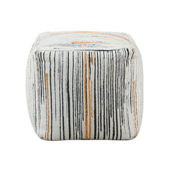 Easley - Poplar Pouf - Multicolor